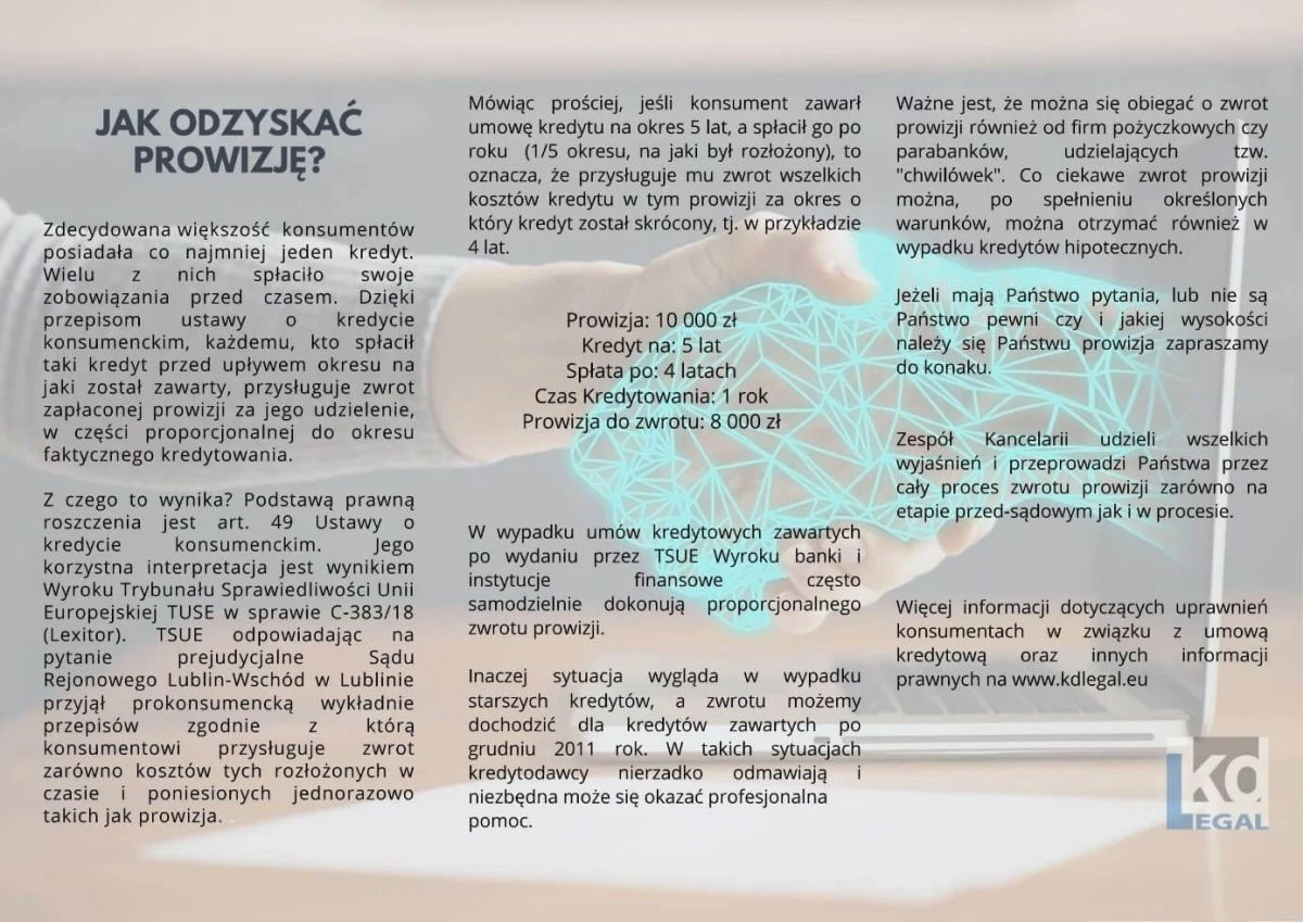 jak odzyskac prowizje